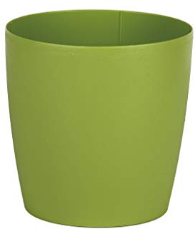 Cofan Vaso di plastica rotondo | Per piante e fiori | Ideale sia per l'interno che l'esterno