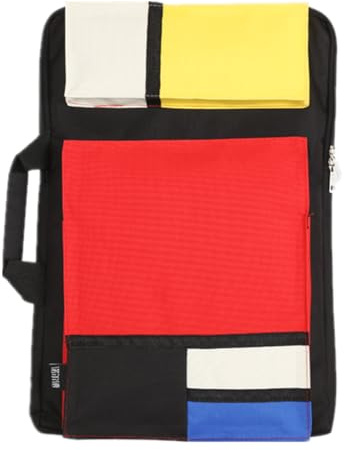 Sac à Dessin A2/A3 Étui Portefeuille Artiste Sac de Transport pour Planche à Dessin Imperméable Sac de Rangement en Toile Portable Sac à Croquis Peinture Fourre-Tout Portfolio Sacoche