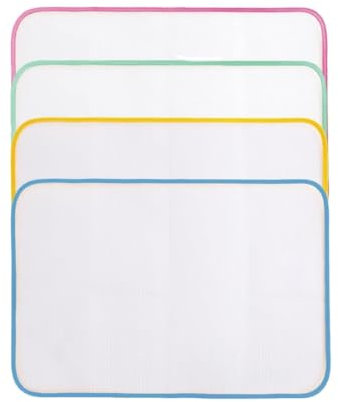 JEYORZY 4x Panno Stirare, Cuscinetti Protettivi per Stiratura, Panno da Stiro, Rete Protezione Contro la Stiratura Protettivo da Stiro Salva-Scottature per Evitare Danni da Stiratura, colore casuale