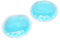 Generic Almohadillas de Gel Ocular Reutilizables, Almohadillas de Enfriamiento de Ojos Azules de Hinchazón Redondo para Alivio del Ojo 1 par de Compresa Fría Caliente para Mujeres
