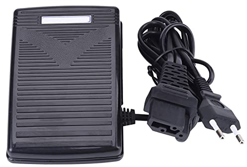 Hilitand Pedal de Control de Máquina de Costura Pedal de Control de Pie Máquina de Coser en Casa con Cable(Enchufe UE) 200-240V