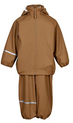 Celavi Unisex barn basic återvinning PU regnkläder set, Gummi, 140