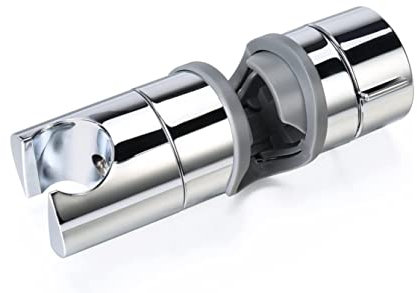 Cabezal de ducha ajustable para barra deslizante, soporte de ducha de mano universal de 20-25 mm, soporte de guía de cabeza de rotación de 360 grados para pulverizadores