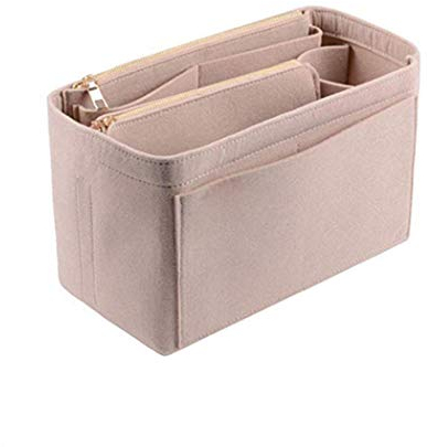 YXBQueen Handtaschen Organizer Taschenorganizer mit Fächer Geldbeutel-Einsatz Bag in Bag Handtaschenordner Filz Geldbörse-Organizer Taschen Organisator Einsatz mit Innentasche