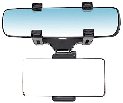 Spiegelglas Ersatz 360 ° Drehung Handy GPS-Halterung Innenausstattung Autotelefonhalter Rückspiegelständer LKW-Halterung Ersatzspiegelglas