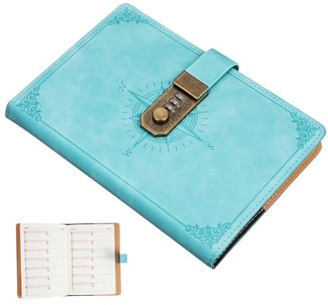 Toyvian Boys Lockable Diary Diary Lock for Teen Girls Personal Notebook Agenda Planner