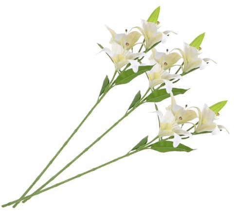 Alipis 3piezas Flores De De Imitación Decorativo Realista para Decoración y Fiestas