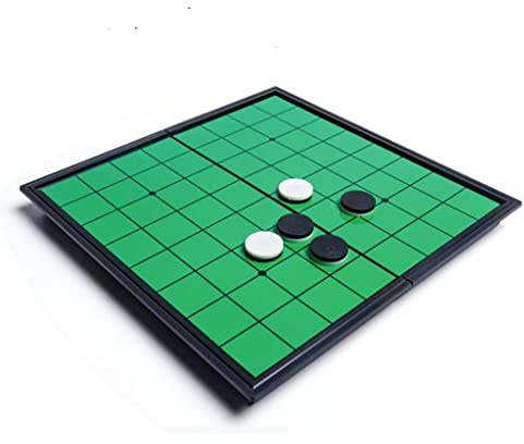Faltbares Magnetisches Go Spiel, 9, 84 Zoll Faltbares Reversi Othello Reisebrett, Lernstrategie Spiele