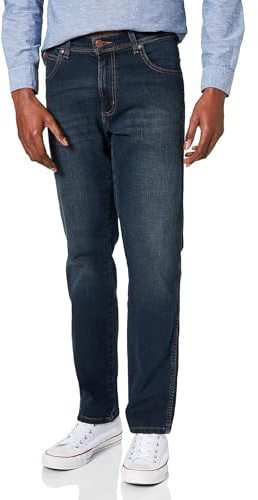 Wrangler Herren-Jeans Texas, Regular Fit, Straight Leg, Blau (Vintage Tint), 44W / 34L