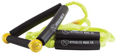 Hyperlite Surf Rope W/Handle Yellow 25ft