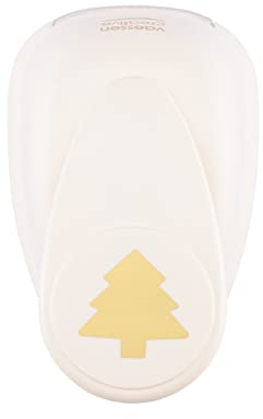 Vaessen Creative 21437-018 Motivstanzer Groß WeihnachtsBaum, Jumbo Stanzer, Motivlocher, Ausstanzung 5 cm Weit, Metall, lila, 12.7 x 8.5 x 6.7 cm