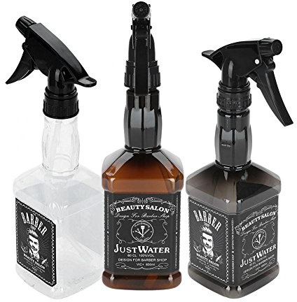 ZJchao 1 Set 3 Pcs Salon Barber Hair Tool Refillable Water Sprayer Bottle, 650ml Barber Spray Bottle Salon and Home Use