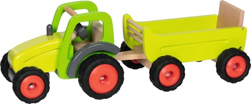Goki - Traktor med Trailer Babybollar, Färg (Multicolor) (55886)