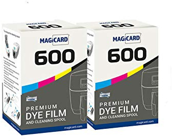 Bodno 2 x Magicard 600 Printer MB250YMCKOK Color Ribbon - YMCKOK - 250 Prints Software Demo Card