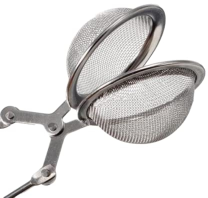 Bayli 1 pince à thé en acier inoxydable pour tasse - Filtre à thé - Pince à épices - Passoire à thé - Passoire à épices - Passoire à tasse - Œuf à thé