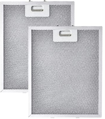 Amazinpure 2X 300 x 250 mm (30 x 25 cm) Dunstabzugshaube Metallgewebefilter