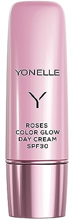 YONELLE Aufhellende Sonnencreme – Getönte Gesichtcreme „COLOR GLOW“ mit lsf 30 - Tagescreme mit Vitamin C - Gesichtsglühen Creme 50 ml – Ideal für Gesichtspflege