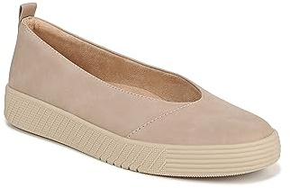 Naturalizer Soul Womens Neela Slip On Fashion Ballet Flat Sneaker Warm Taupe Beige 7.5 W