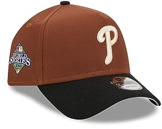 New Era Philadelphia Phillies MLB Harvest World Series 2008 Brown Black 9Forty A-Frame Snapback Cap - One-Size