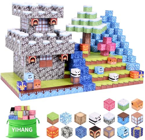 YIHANG 100Pcs Magnetic Building Blocks for Kids