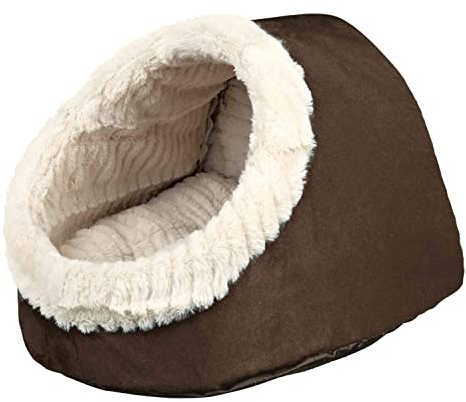 Trixie 36320 Kuschelhöhle Timur, 35 × 26 × 41 cm, braun/beige