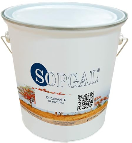 Decapante para Suelos Sopgal (5 Ltr) - Gel para eliminar pinturas, esmaltes, barnices e incluso grafitis