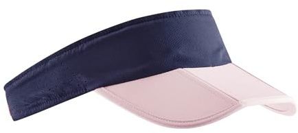 CEP The Run Visor Blau-Pink - Atmungsaktive verstellbare Schirmmütze, Größe One Size - Farbe Dark Blue - Cream