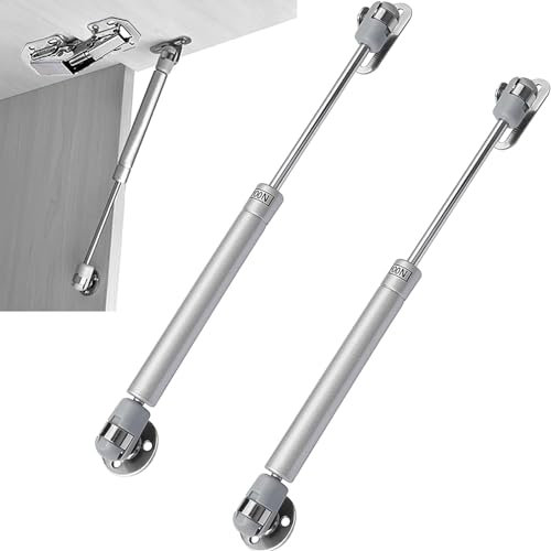 CTCEHL Amortiguadores de Gas,2 piezas Hidraulico Amortiguadores de Gas,100N Amortiguadores Muebles,apto para puertas de armarios,puertas de madera,armarios (2 pcs)