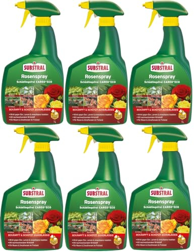 6 X 1L Substral®Rosenspray Schädlingsfrei Careo Eco