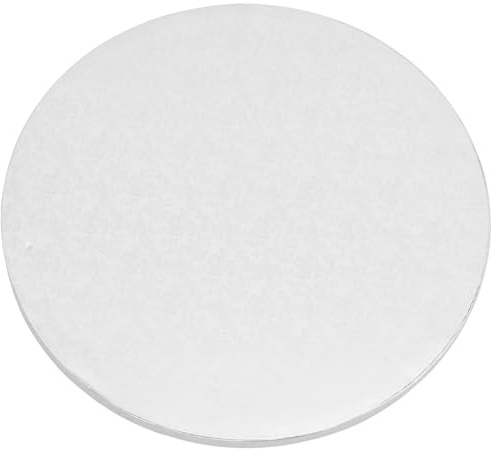 Ciieeo Planche De Transfert Rond 14 Pouces 35.50X35.50X1.30 Cm Tambour À Gâteau Léger En Papier Aluminium Pour Présentation Gâteaux Mariage Fête Cuisine