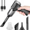 Sverluus 8000Pa Aspirateur à Main, Mini Aspirateur de Voiture 2 in 1 Aspirateur à Main sans Fil, Portable USB Rechargeable pour PC Maison Voiture Bureau Canapé