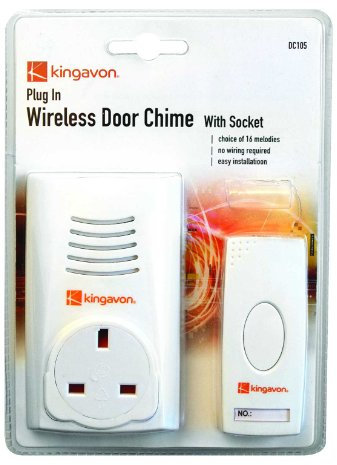 Kingavon BB-DC105 Plug-in Wireless Door Chime with Socket