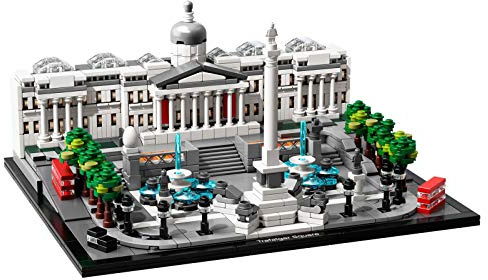 LEGO Architecture Trafalgar Square Set 21045 Monument Historique Londres avec les Taxis et Bus Typique de la Ville Building, Multicolour