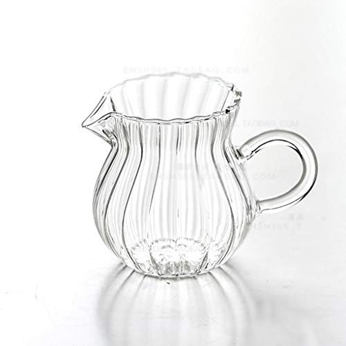 bricco latte Vetro Bricco del latte, sciroppo Dispenser vaso, latte che schiuma lanciatore for cappuccino Latte Juice Maker set piatti