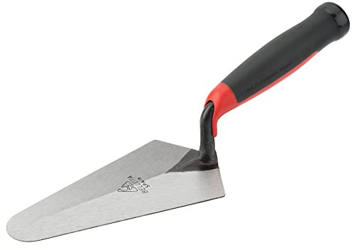 Bellota TRF42KBM - Truelle de Maçon Madrilène avec Lame Forgée et Manche Bi-matière, Outil pour les Professionnels de la Construction