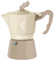 Le Offitek Caffettiera colorata 3 TZ, Alluminio, Design italiano, Alta qualità, Valvola Anticalcare, Piastrina Filtro Microforata Laser