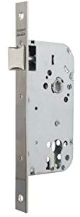 Tesa Assa Abloy 13558CHN Cerradura de embutir para puertas de madera Con Cilindro NiqueladoEntrada 50 mm/Frente Cuadrado 135
