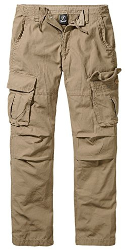 Brandit Cargobyxor Texas Slim Vintage herrbyxor, sand, XXL