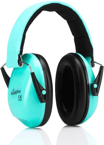 Senner ® KidsPro Earmuff | Gehörschutz für Kinder - Lärmschutz Kopfhörer mit hohen SNR von 28 dB - bis 12 Jahren - mitwachsend - Ohrenschützer Kinder - Mint