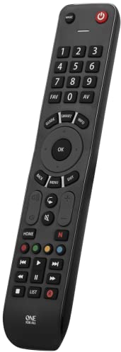 One For All Evolve TV Universal Fernbedienung TV - Steuerung von TV / Smart TV - Funktioniert garantiert mit allen TV-Marken - Optimiert für Smart TV – URC7115