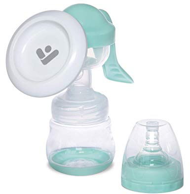 TrueLife Nutrio BP Tire-lait manuel 100 % silicone sans BPA, 2 sorties d'aspiration, compact et également adapté pour les voyages, capacité de 150 ml