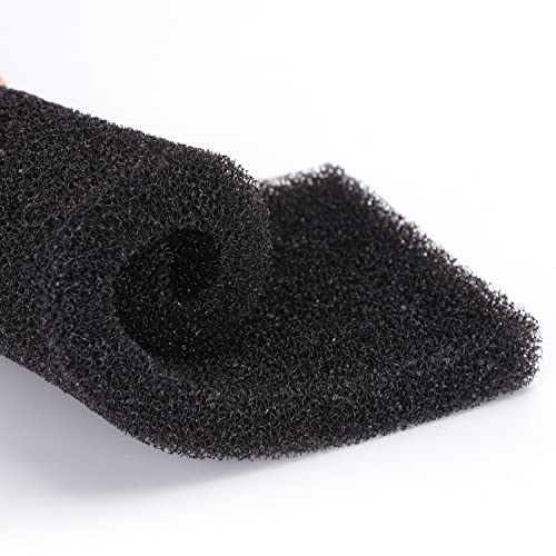 Nobleza - Filtro Cotone Biochimico,Alta Densità del Carbone Attivo Spugna, L32*W12* H2CM, Media Filtrante Acquario può Essere Tagliato su Misura