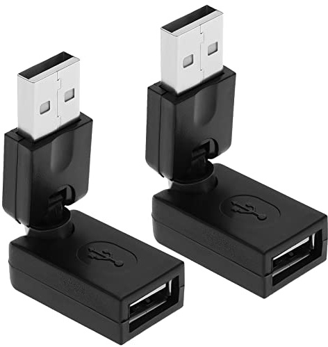 Create idea USB to USB Adapter, 2Pcs, 360 Degree Rotating