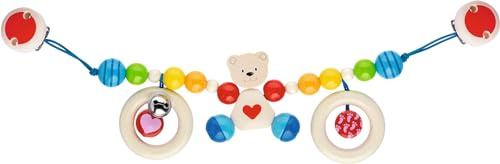 Stroller Chain Heart Bear with Clip