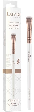 Professioneller Make-up Pinsel Luvia, Lidschatten Schminkpinsel, Eyeshadow Pinsel, Augenpinsel, veganer Kosmetikpinsel, 323 // Smudger - Elegance