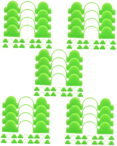 BESPORTBLE 250stücke Gewächshaus Clips Windfeste Doppelt Kopf Design Installieren Aus Langlebigem Kunststoff Für Gartenarbeiten Und Pflanzenstütze