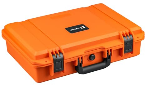 Lykus HC-4410 Wasserdicht Koffer mit anpassbar Rasterschaumstoff, Innengröße 44x29x12 cm, geeignet für Laptop, Filmequipment, Messgeräte, Camcorder, Actionkamera, Weebill S und andere
