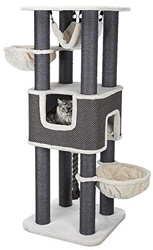 Amadeus XXL Kratzbaum 174 cm, weiß-grau