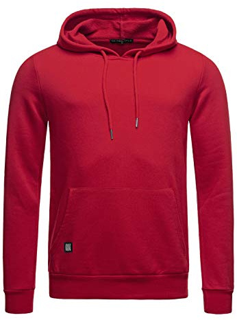 Redbridge Herren Kapuzenpullover Hoodie Premium Basic Bordeaux M