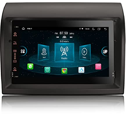 GONFEN 7 Zoll 8-Kern Android 12 Autoradio für FIAT Ducato Citroen Jumper Peugeot Boxer Mit GPS Navi Android Auto Kabelloses Carplay Bluetooth DSP WiFi 4G LTE DAB+ OBD2 4GB RAM+64GB ROM